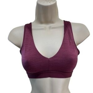 Nike Burgundy light support sport bra